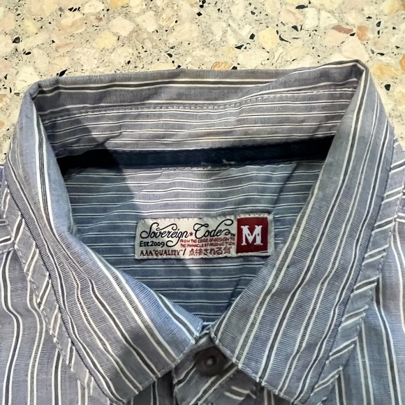 Classic and Stylish The Perfect Match: Sovereign Code Men's Vast N Buttons Shirt - Picture 14 of 16